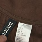 Princess Polly Divided cocoa brown collared short sleeve rib knit mini dress Photo 2