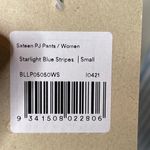 NEW Ettitude Women Sateen Pajama Pants Starlight Blue Stripe Bamboo Lyocell sz S Photo 4