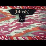 Blush Asymmetrical Dress Juniors Sz L Gently Used Photo 6