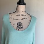 Free People We the Free Malibu Mint Green Waffle Knit Oversized Boho Top Photo 12
