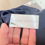 Lavish Lice Lavish Alice navy off the shoulder long sleeve bandeau bodice pencil fit midi dr Photo 8