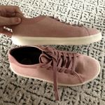 new women's native monaco low canvas WX blush pink & bone white sneakers size 8 Photo 0