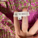 Free The Roses  All Over Smocked Ruffled Mini Dress Size Xsmall Photo 6