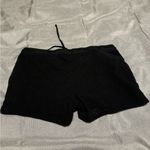 Roxy  Black Athletic Shorts with Elastic Waistband Photo 1