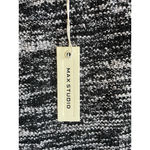 Max Studio Women’s  Black White Elastic Waist Tweed Pull On Skirt Small Photo 2