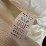 ANINE BING Anitta V-Neck Jacket Ivory Woven Women’s Sz M Photo 8
