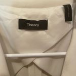 Theory  Admiral Crepe Lace-Up Blazer - Ivory/Off-White Size 0 Photo 3