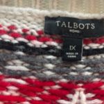Talbots Womans Sweater Size 1X Fair Isle Oversized Chunky Knit Holiday Christmas Photo 6