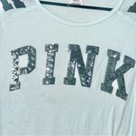 PINK - Victoria's Secret PINK Sequin Logo Tee Photo 1