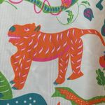 Gretchen Scott Womens XS Dress White Bougie Neon Animal AOP Classic Button Strap Pink Photo 9