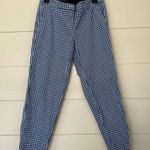 Talbots  Women’s 2 Blue Gingham Girlfriend Chino Pants Photo 0