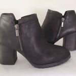 Lucky Brand Black Leather Ankle Boots Photo 4