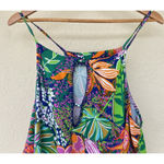 Trina Turk  Bathing Suit Cover Up Tunic Mini Dress Tropical Print Beach Vacation Photo 5