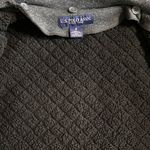 U.S. Polo Assn. Dark Gray Quilted Vest Snap/Zip Up Collar Sherpa Size 8 Logo Photo 8