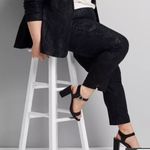 Lane Bryant  Black Coated Snake Print The Allie Ankle Pant NWT‎ 16P Photo 0