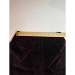 Banana Republic  Velvet Stretch Mini‎ Skirt, Dark purple brown , A-Line Photo 2