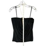 SKY Y2K Black Halter Top Snake Chain Necklace Drape Cutout Sexy Vintage 2000s Size M Photo 9