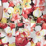 Ann Taylor Factory Floral V Neck Midi Tea Party A Line Dress Yellow Size 6 Photo 13