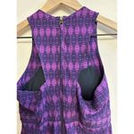 Title Nine Dress Size 2 Nimblene Purple Racerback Built in Bra Back Zip Pocket Photo 2