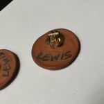 Signed Lewis Handmade Hand Crafted Round Ceramic Clip On Earrings Photo 6