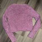 stitch & pine purple cozy button up sweater cardigan size small Photo 6