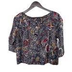 Madewell  Button-Front Raglan Top in Bali Blooms Women's Size Small Photo 0
