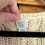 Garnet Hill  Longline Duster Wool Chunky Cable Knit Cardigan Sweater Size XXL Photo 2