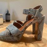 NY&C New York & Company Womens Adalia Platform, Square Heels, Rubber Outsole Blue Size 6 Photo 8