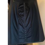 Victoria's Secret Vintage  Black HighRise Gingham Detailed Cinch Pencil Skirt sz 8 Photo 1