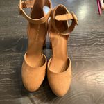 Sun + Stone Estrella Women's Tan Suede Block Heel Pumps Ankle Strap Size 10M Brown Photo 7