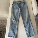 Abercrombie & Fitch NWT Abercrombie The 90s Straight Ultra High Rise Curve Love Size 26 Extra Short Photo 6