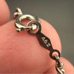 Vintage 60s Sterling Silver Abalone Shell Articulated Fish Bottle Opener Pendant Photo 13