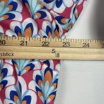 Talbots Womens Top Large Geo Print 100% Cotton Lightweight Blouse Novelty Boho Photo 6