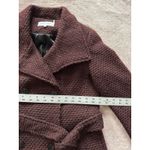 Calvin Klein  Womens Belted Jacket Pea‎ Coat Brown Size Small Photo 7