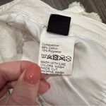 SheIn  White and Tan High Rise Jean Shorts Photo 5