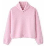 Levi's  Size XL Womens Pink Sherpa Fleece Pullover Jacket Pink Photo 0