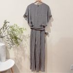 Keepsake Faithful Gray Marble Short Sleeve Wide Leg Jumpsuit Size M Preowned Size M Photo 8