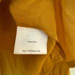 Tory Burch  Jayden Silk Blouse Size 4 Golden Rod Photo 4