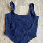 PINK - Victoria's Secret  Navy Blue Top Photo 0