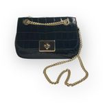 Coach  ❀ Cassidy Crocodile Turnlock Embossed Crossbody Bag Handbag ❀ Black Gold Photo 3