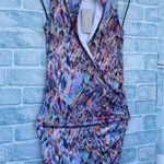 Savee Couture Laguna Beach watercolor dress size XS NWT Blue Photo 3