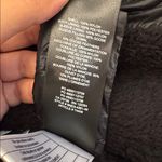 Aritzia Cozy Teddy Fuzzy Puffer Jacket Fleece Sherpa Fall Winter Hooded Coat XS Black Photo 3