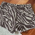 SheIn Zebra Print Shorts Photo 2