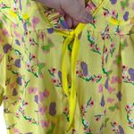 Vintage Carol’s Collection Yellow Floral Mumu Nightgown Housecoat Women’s 3XL Size 3X Photo 1