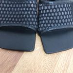 Marc Fisher Dallyn Ankle Tie Strap Sandal Heel Square Toe Black Size 6.5 New Photo 4