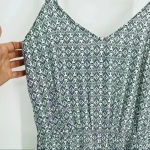 ZARA  Spaghetti Strap Boho Printed Jumpsuit with Pockets Size‎ Medium Photo 5