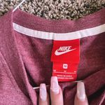 Nike Woman’s Long Sleeve Heather Maroon Pullover Sweatshirt Photo 1