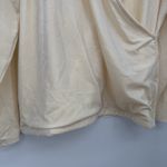 J.Crew  Mercantile Pale Yellow Velvet Long Sleeve Top Size XXL Photo 2