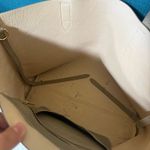 Cuyana Structured Italian Leather Tote | Crème / Light Gray | With Dust Bag Photo 3