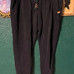 Tentree  Joggers Sz Large Black Organic Cotton Photo 0